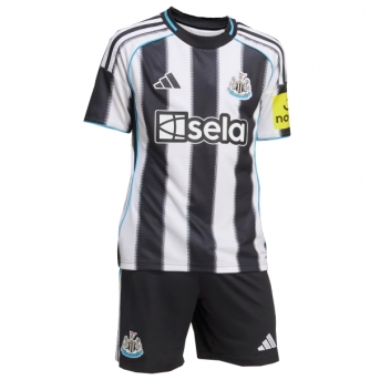 Billige Fotballdrakt Newcastle United Replika Hjemmedraktsett Barn 2025-26 Kortermet (med bukser)